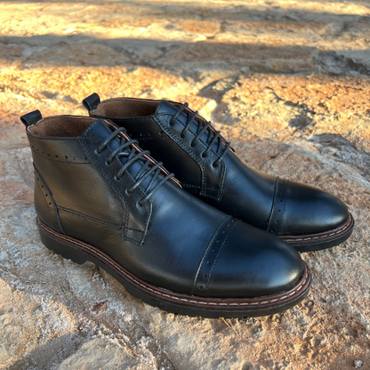 Winter Walk bottes en  cuir véritable