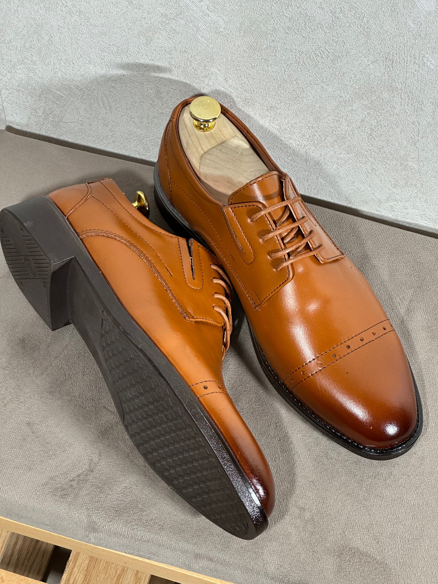 Chaussure Derby MORESQUE en cuir véritable